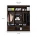 Guarda-Roupa Casal Advantage 6 Portas 4 Gavetas Capuccino Wood