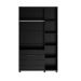 Guarda-Roupa Casal Allen 3 Portas 4 Gavetas Preto