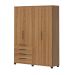 Guarda-Roupa Casal Allen 4 Portas 4 Gavetas Freijó