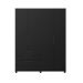 Guarda-Roupa Casal Allen 4 Portas 4 Gavetas Preto