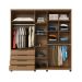 Guarda-Roupa Casal Allen 5 Portas 4 Gavetas Freijó