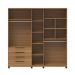 Guarda-Roupa Casal Allen 5 Portas 4 Gavetas Freijó