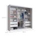 Guarda-Roupa Casal Alya 3 Portas 4 Gavetas Branco