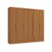 Guarda-Roupa Casal Angers sem Pés 6 Portas 3 Gavetas Canela