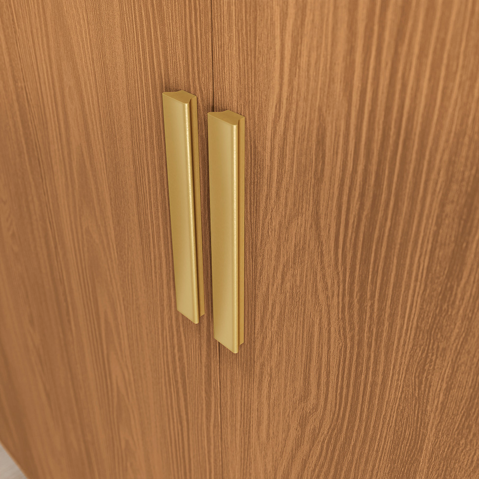 Guarda-Roupa Casal Annelise 6 Portas 2 Gavetas Canela