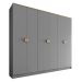 Guarda-Roupa Casal Asti 100% MDF 6 Portas 2 Gavetas Bege