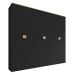 Guarda-Roupa Casal Asti 100% MDF 6 Portas 2 Gavetas Preto