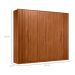 Guarda-Roupa Casal Atrice com Detalhe Ripado 6 Portas 6 Gavetas Nogueira