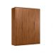 Guarda-Roupa Casal Attore 4 Portas 3 Gavetas Nogueira