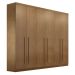 Guarda-Roupa Casal Bahia 6 Portas 4 Gavetas Imbuia
