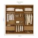 Guarda-Roupa Casal Bahia 6 Portas 4 Gavetas Imbuia
