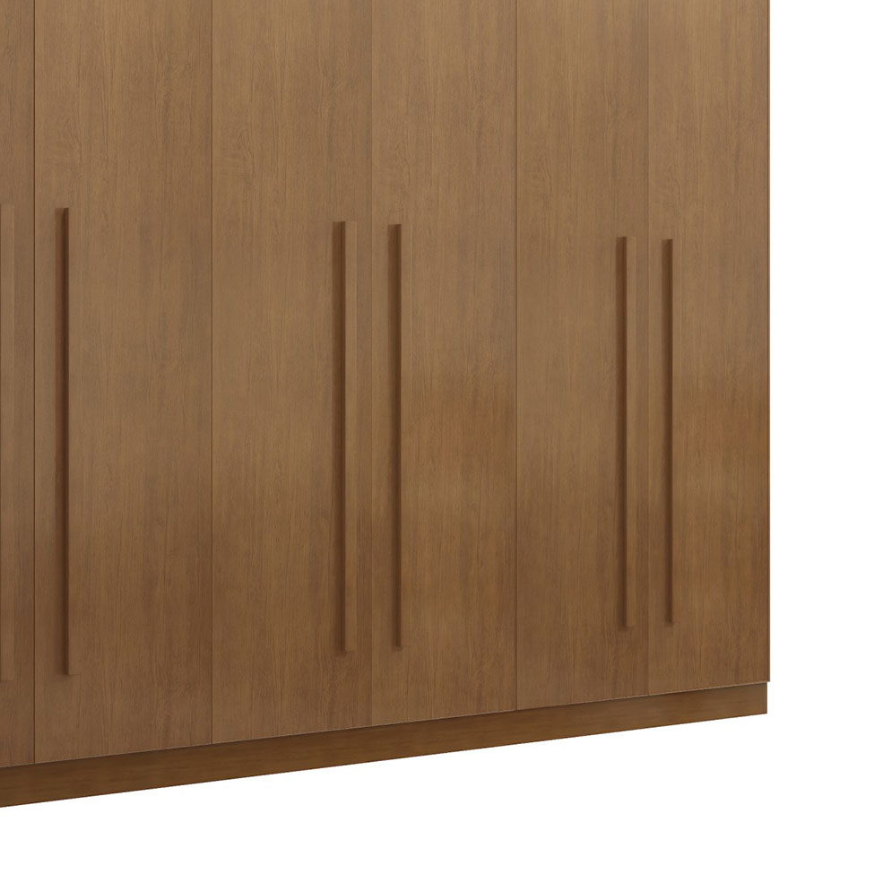 Guarda-Roupa Casal Bahia 6 Portas 4 Gavetas Imbuia