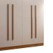 Guarda-Roupa Casal Bahia 6 Portas Imbuia e Off White