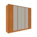 Guarda-Roupa Casal Barcelona 6 PT 6 GV Cinamomo e Off White