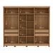 Guarda-Roupa Casal Barcelona 6 Portas 4 Gavetas Carvalho e Off White