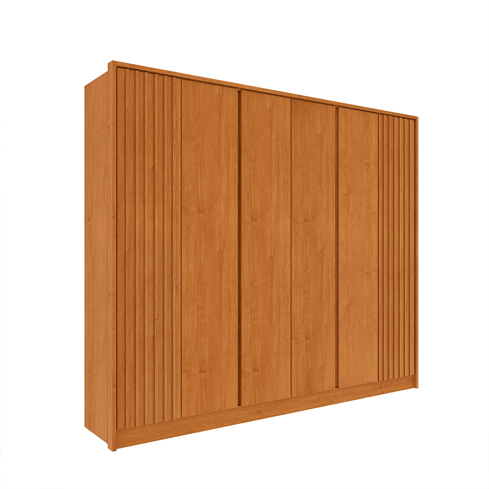 Guarda-Roupa Casal Barcelona 6 Portas 6 Gavetas Cinamomo