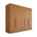 Guarda-Roupa Casal Bari 5 Portas 8 Gavetas Cinamomo
