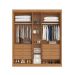 Guarda-Roupa Casal Bari 5 Portas 8 Gavetas Cinamomo