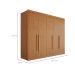 Guarda-Roupa Casal Bari 5 Portas 8 Gavetas Cinamomo