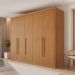 Guarda-Roupa Casal Bari 5 Portas 8 Gavetas Cinamomo