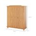 Guarda-Roupa Casal Bastian 3 Portas Natural