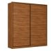 Guarda-Roupa Casal Belga Flex 2 Portas 3 Gavetas Nogueira e Preto