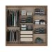 Guarda-Roupa Casal Belmont 6 Portas 3 Gavetas Freijó e Titânio