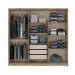 Guarda-Roupa Casal Belmont 6 Portas 3 Gavetas Noce e Off White