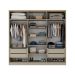 Guarda-Roupa Casal Brescia 6 Portas 4 Gavetas Bege
