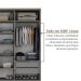 Guarda-Roupa Casal Brescia 6 Portas 4 Gavetas Cinza