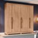 Guarda-Roupa Casal Briz 6 Portas 2 Gavetas Jequitibá