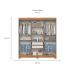 Guarda-Roupa Casal Briz 6 Portas 2 Gavetas Nature e Off White