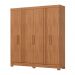 Guarda-Roupa Casal Briz 6 Portas 3 Gavetas Nature