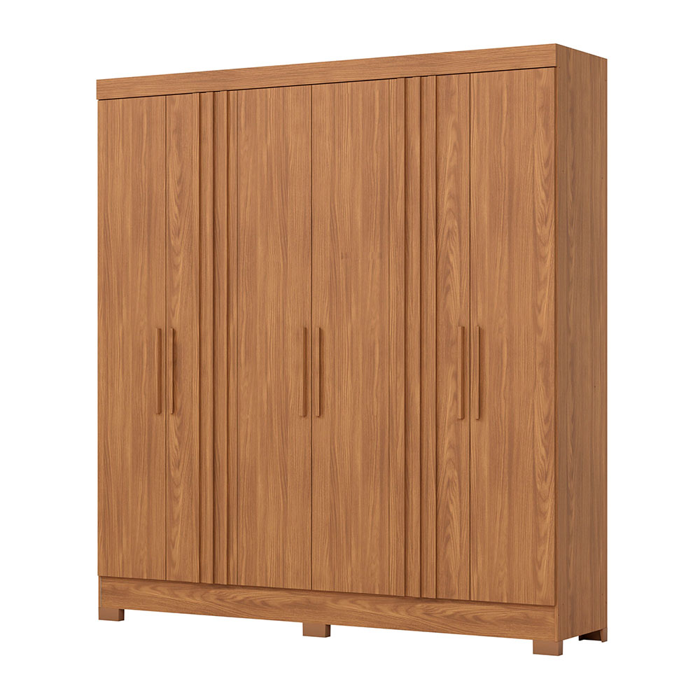 Guarda-Roupa Casal Briz 6 Portas 3 Gavetas Nature