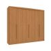 Guarda-Roupa Casal Évron 6 Portas 6 Gavetas Canela