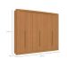 Guarda-Roupa Casal Évron 6 Portas 6 Gavetas Canela