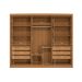 Guarda-Roupa Casal Évron 6 Portas 6 Gavetas Canela