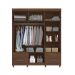 Guarda-Roupa Casal Canadá Plus 6 Portas 4 Gavetas Cacau