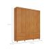 Guarda-Roupa Casal Canadá Plus 6 Portas 4 Gavetas Cinamomo