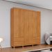 Guarda-Roupa Casal Canadá Plus 6 Portas 4 Gavetas Cinamomo