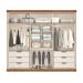 Guarda-Roupa Casal Capri 6 Portas 6 Gavetas Avelã e Linho