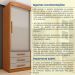 Guarda-Roupa Casal Chicago 3 Portas 9 Gavetas Cinamomo e Off White