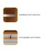 Guarda-Roupa Casal Chicago 3 Portas 9 Gavetas Cinamomo e Off White