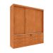 Guarda-Roupa Casal Chicago I 3 PT 9 GV Cinamomo