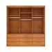 Guarda-Roupa Casal Chicago I 3 PT 9 GV Cinamomo