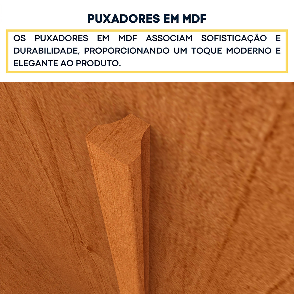 Guarda-Roupa Casal Chicago I 3 PT 9 GV Cinamomo