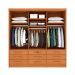 Guarda-Roupa Casal Chicago I 3 PT 9 GV Cinamomo