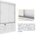 Guarda-Roupa Casal Chicago I 3 Portas 9 Gavetas Neve
