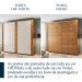 Guarda-Roupa Casal Coimbra 2 Portas 6 Gavetas Freijó e Off White