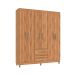 Guarda-Roupa Casal Coimbra 6 Portas 2 Gavetas Mel